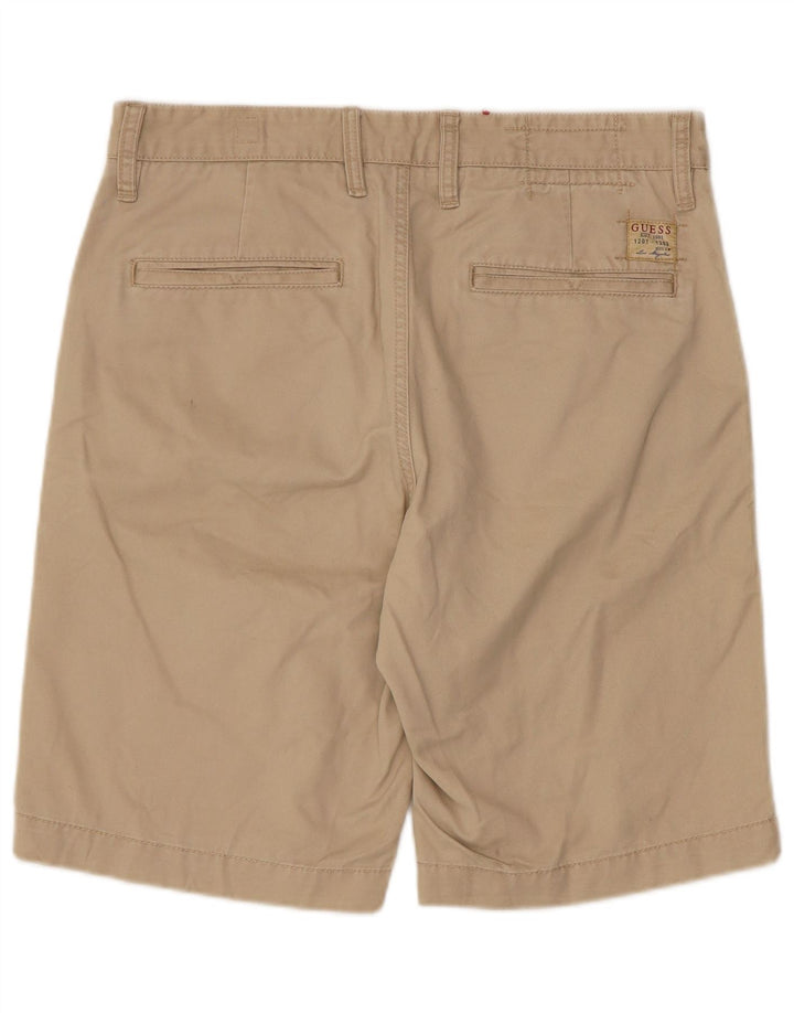 Guess Herren Chinoshorts W31 Mittelbeige Baumwolle