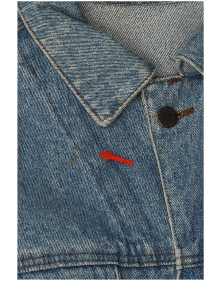 VINTAGE Herren Jeansjacke UK 42 XL Blau