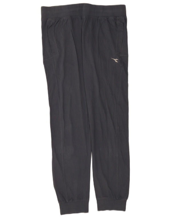 Diadora Damen-Trainingshose, Jogginghose, UK 18, XL, graue Baumwolle