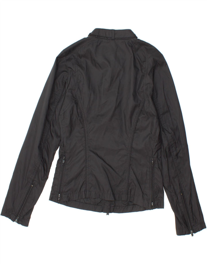 BLAUER Womens Bomber Jacket UK 6 XS Black Vintage Blauer and Second-Hand Blauer from Messina Hembry 