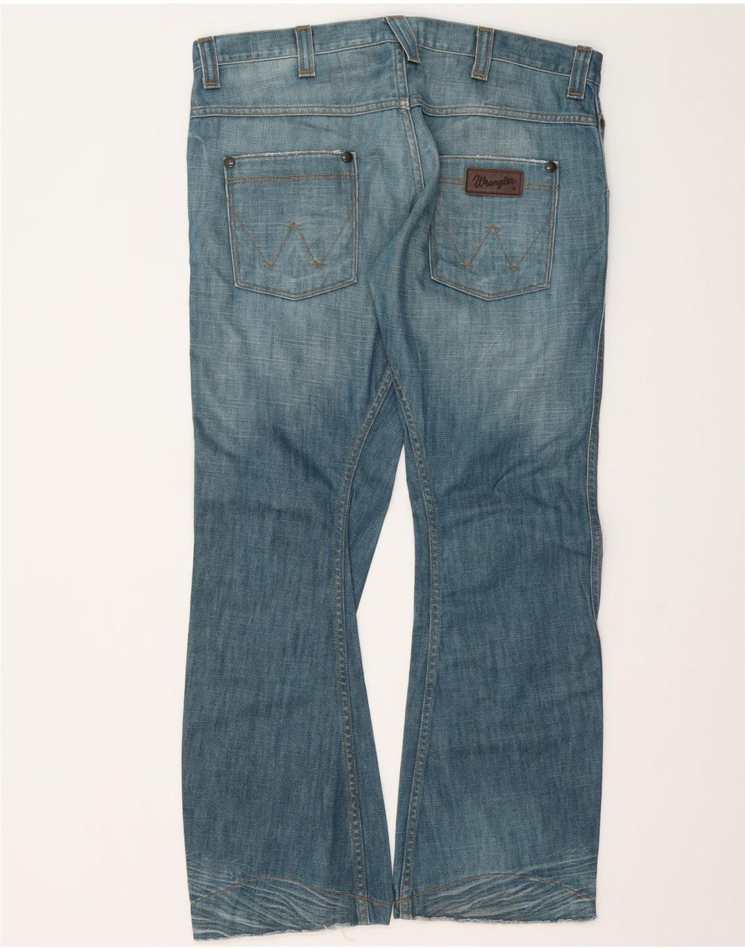 Wrangler Herren Sharkey Bootcut Jeans W36 L32 Blaue Baumwolle