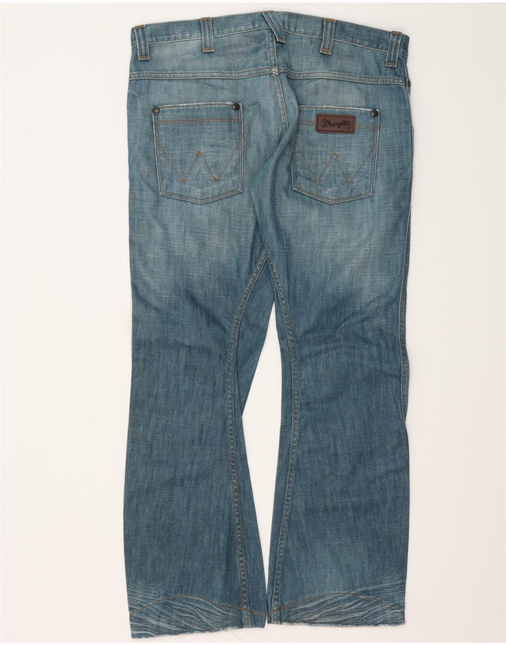Wrangler Herren Sharkey Bootcut Jeans W36 L32 Blaue Baumwolle