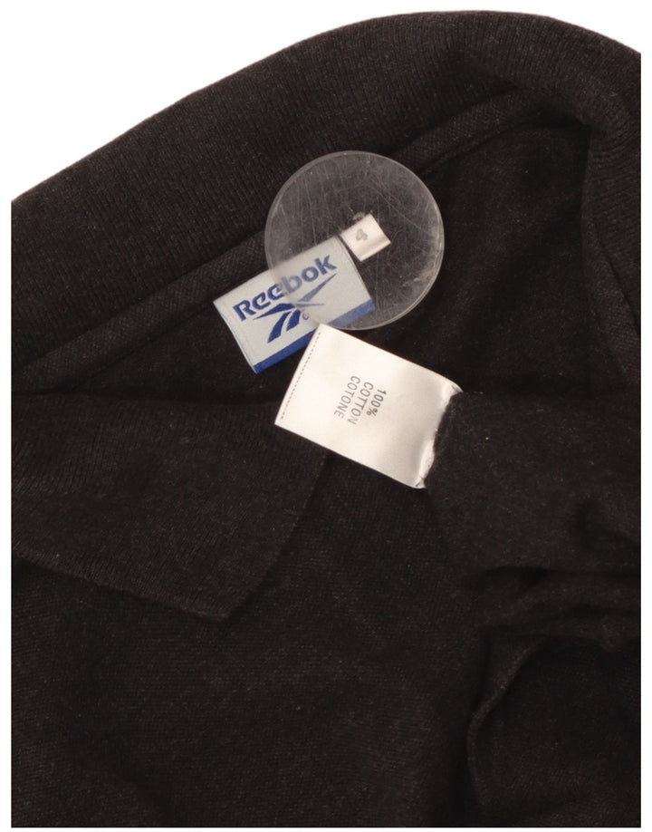 Reebok Herren Poloshirt XL Schwarz Baumwolle