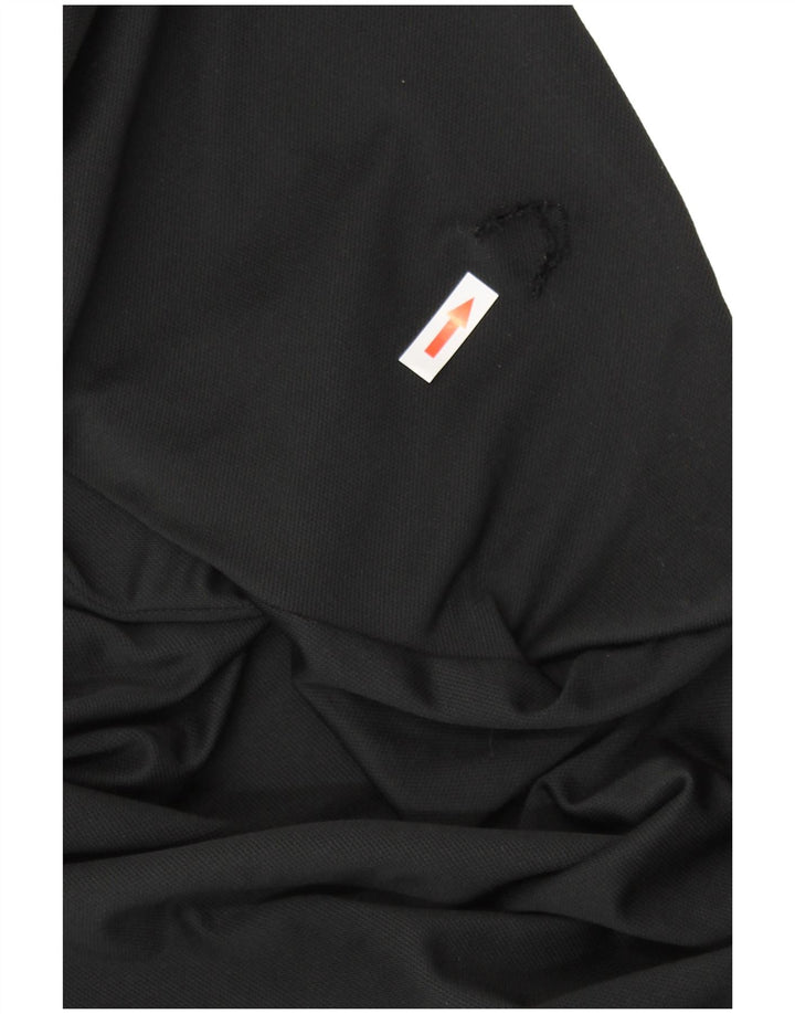 NIKE Herren Dri Fit Trainingsanzug Top Jacke XL Schwarz Colourblock Polyester