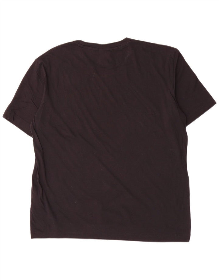 Champion Herren T-Shirt Top Large Schwarz Baumwolle