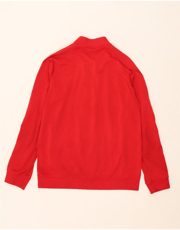 ADIDAS Herren-Trainingsanzug-Top-Jacke, großes rotes Polyester