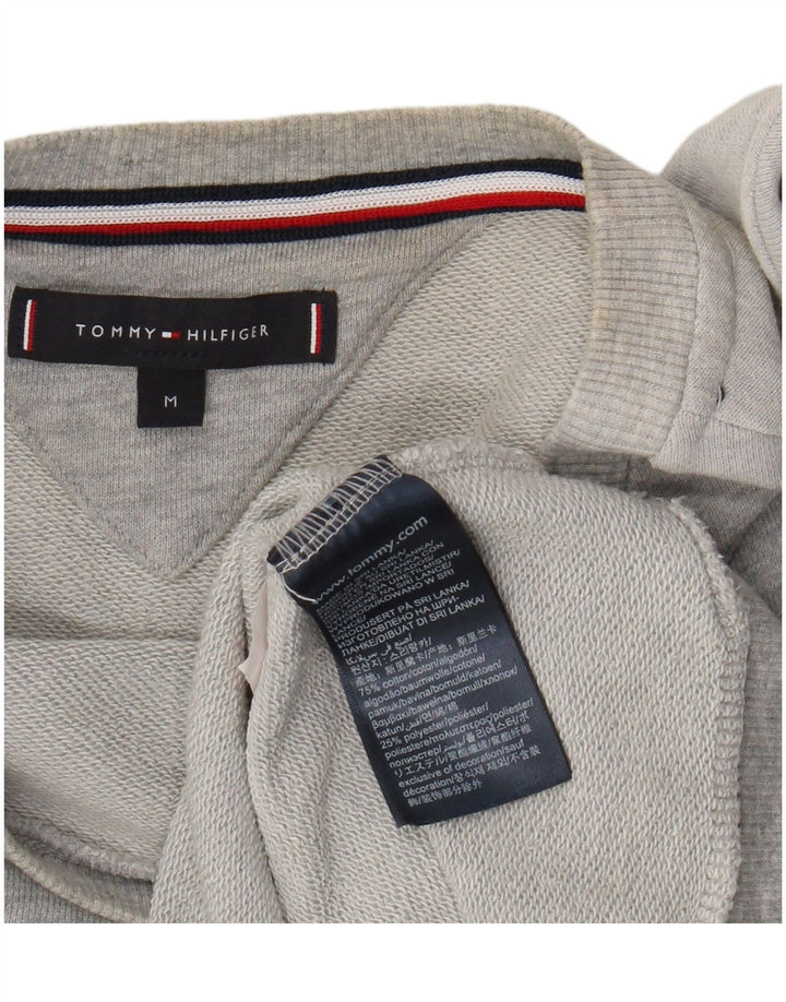 Tommy Hilfiger Herren-Sweatshirt mit Grafik, Mittelgrau, Farbblock