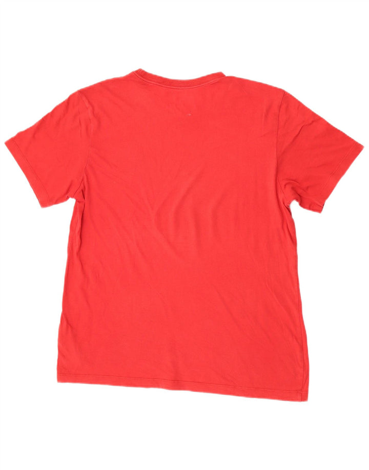 Nike Herren-T-Shirt mit Grafik, mittelrote Baumwolle