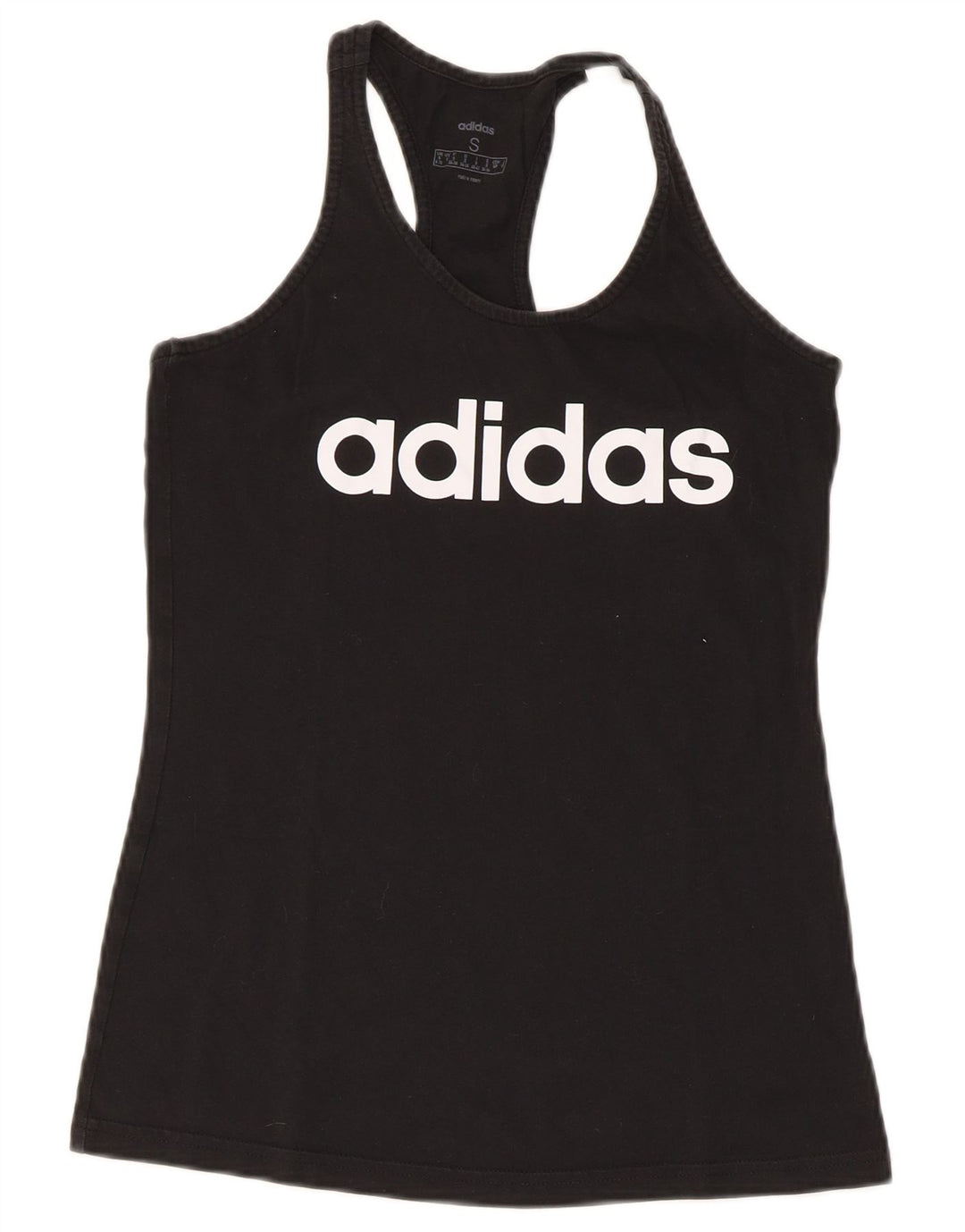 Adidas Damen Graphic Vest Top UK 8/10 Small Schwarz