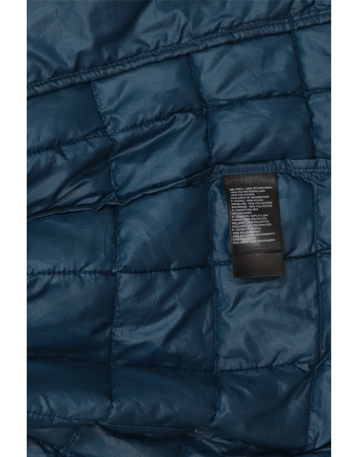 The North Face Herren Wattierte Jacke UK 36 Small Blau Polyester