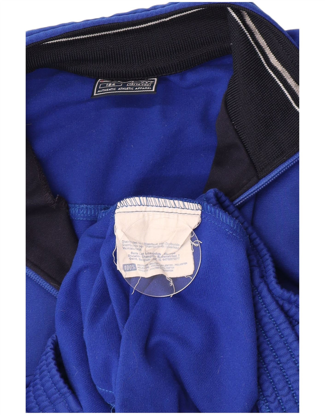 Champion Jungen-Trainingsanzug-Top-Jacke, 13–14 Jahre, marineblaues Polyester