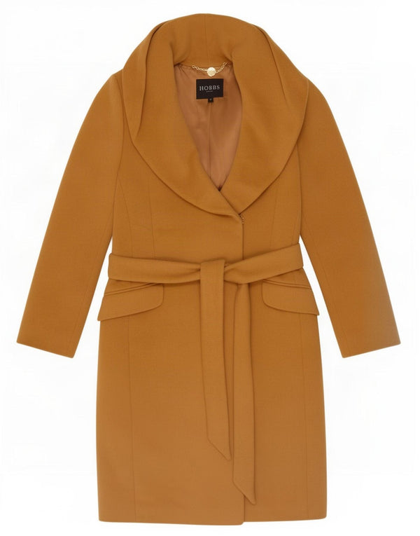 Hobbs Damenmantel UK 12 Mittelbeige Angora