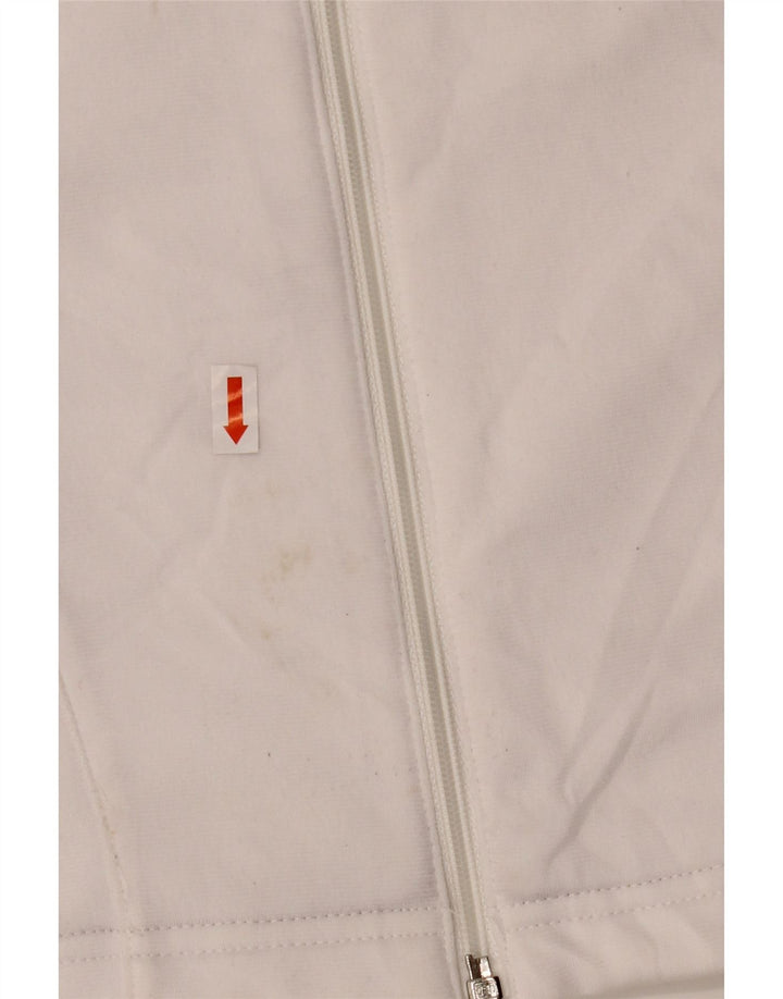 ADIDAS Damen-Trainingsanzug-Top-Jacke, UK 12, Mittelweiß, Farbblock