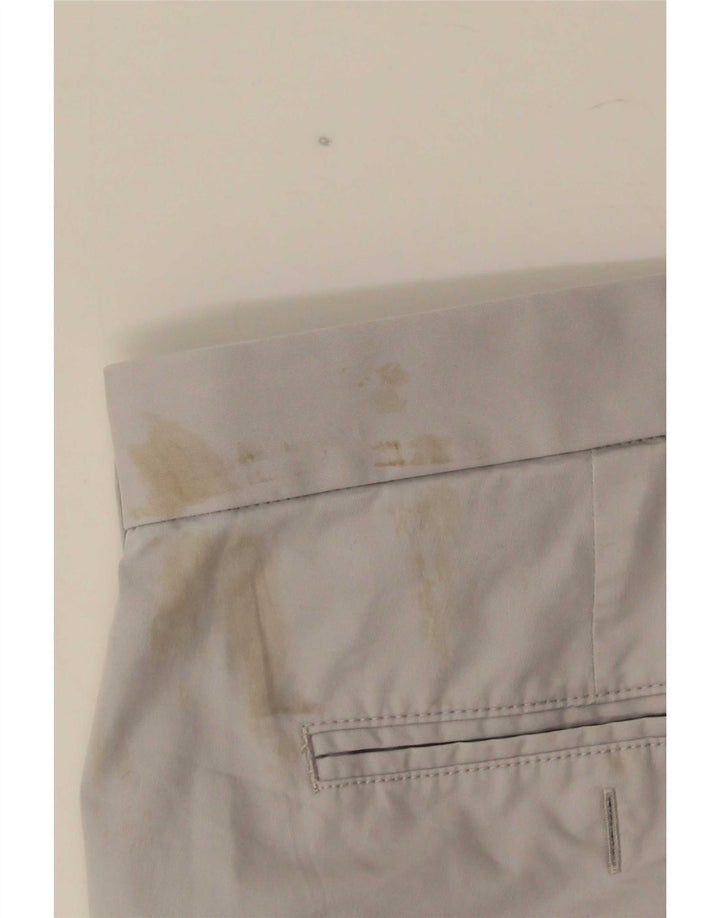 Marks & Spencer Herren Blue Harbor Chino Shorts W36 Große graue Baumwolle