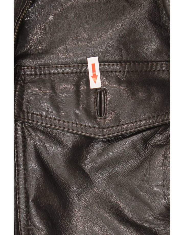 Conbipel Herren Lederjacke IT 52 Large Schwarz
