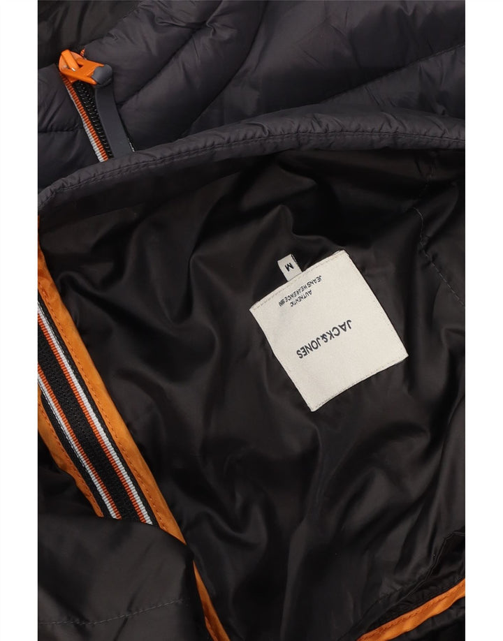 JACK & JONES Herren Wattierte Jacke UK 38 Mittelgrau
