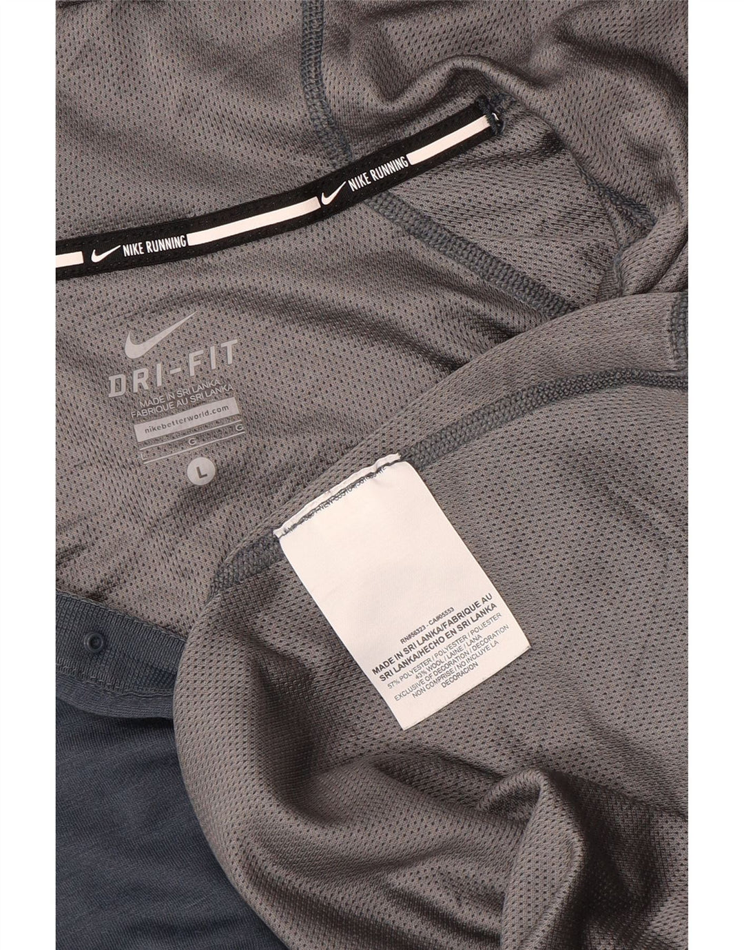 NIKE Damen Dri Fit Kapuzenpullover-Trainingsanzugoberteil, UK 14, Größe L, Marineblau