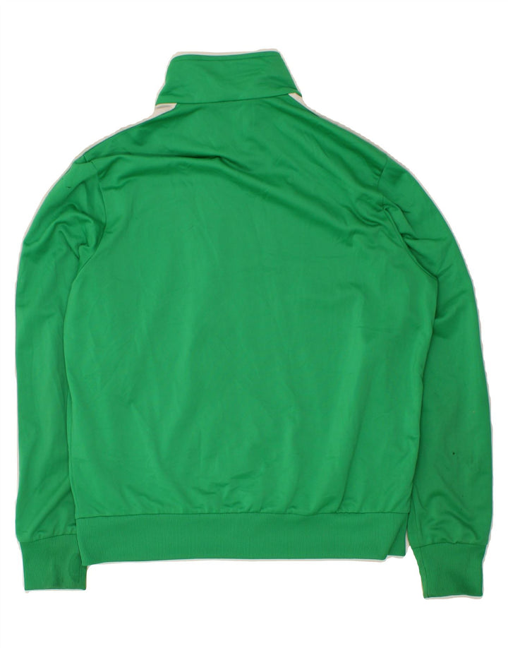 PUMA Herren-Trainingsanzug-Top-Jacke, großes grünes Polyester