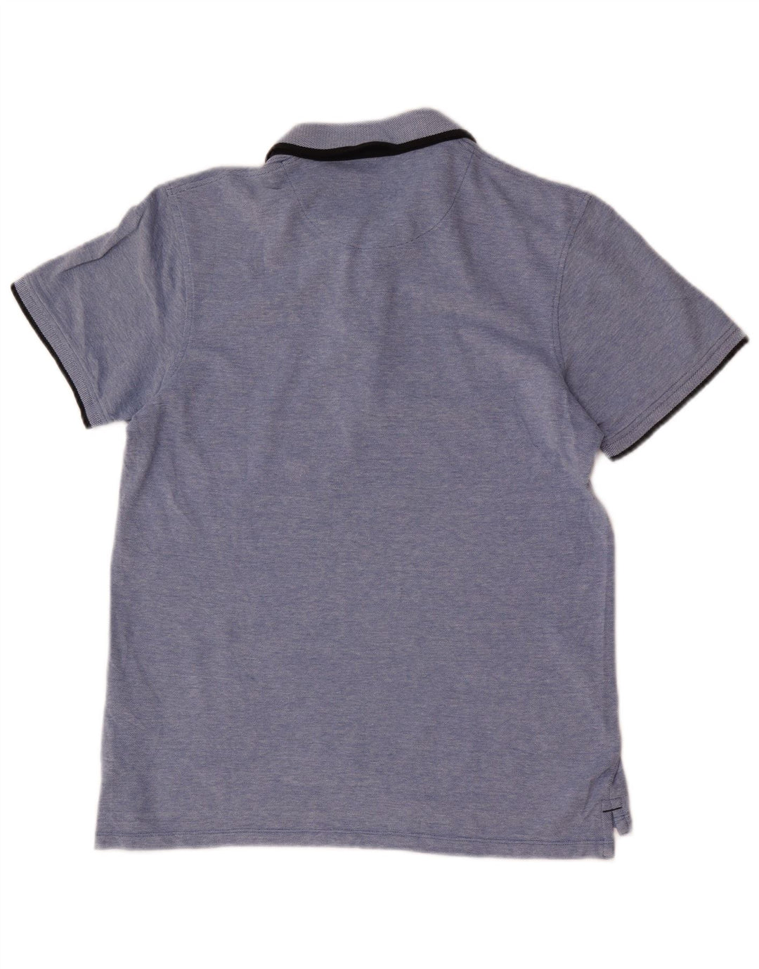 Jack & Jones Herren-Poloshirt mit normaler Passform, mittelblaue Baumwolle