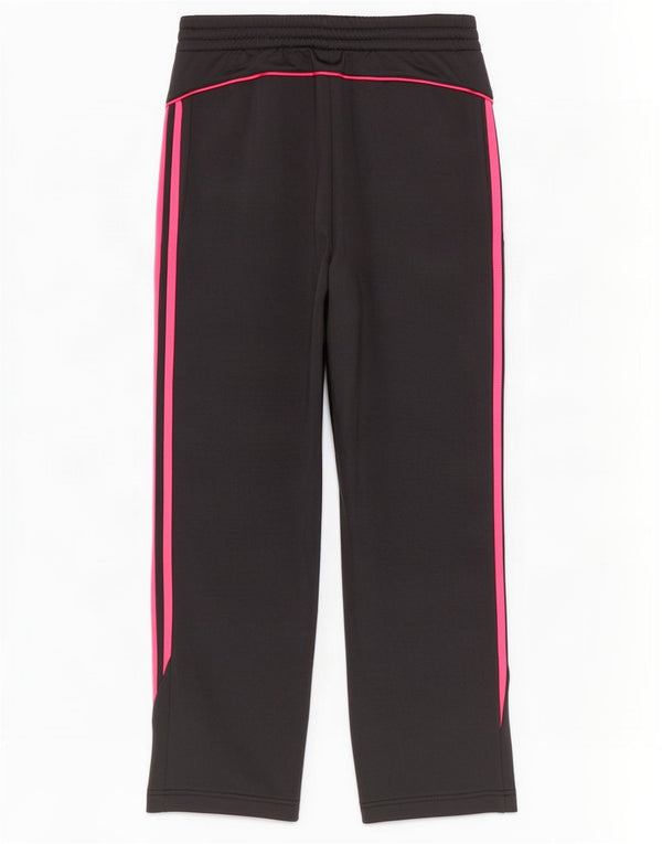 Adidas Damen Trainingshose UK 8/10 Small Schwarz Polyester