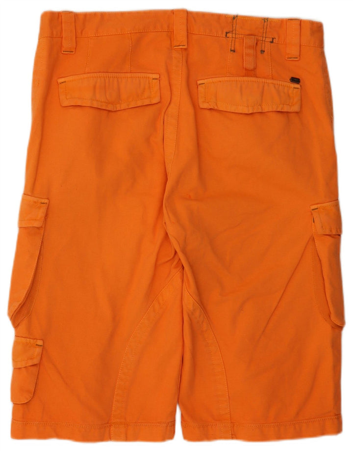 OXER Herren Cargoshorts IT 52 XL W36 Orange Baumwolle