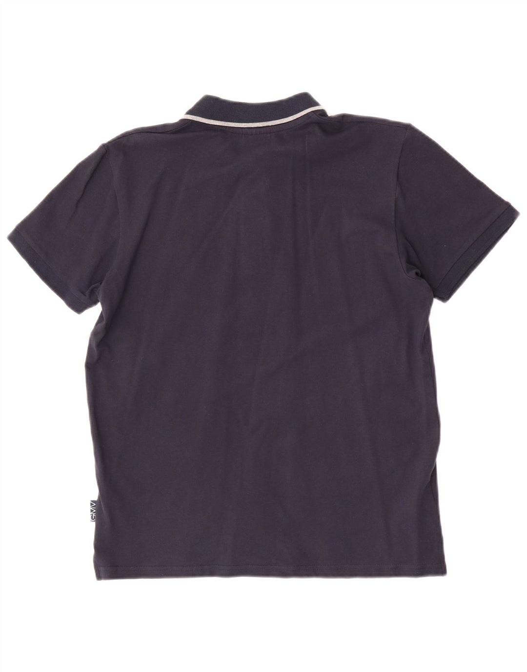 Gianmarco Venturi Herren-Poloshirt, große marineblaue Baumwolle