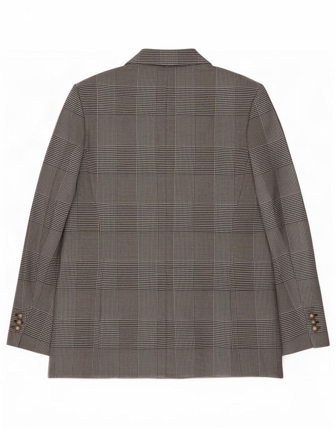 Zweireihiger Blazer für Damen von Zara, Gr. 18, XL, grauer Hahnentrittmuster