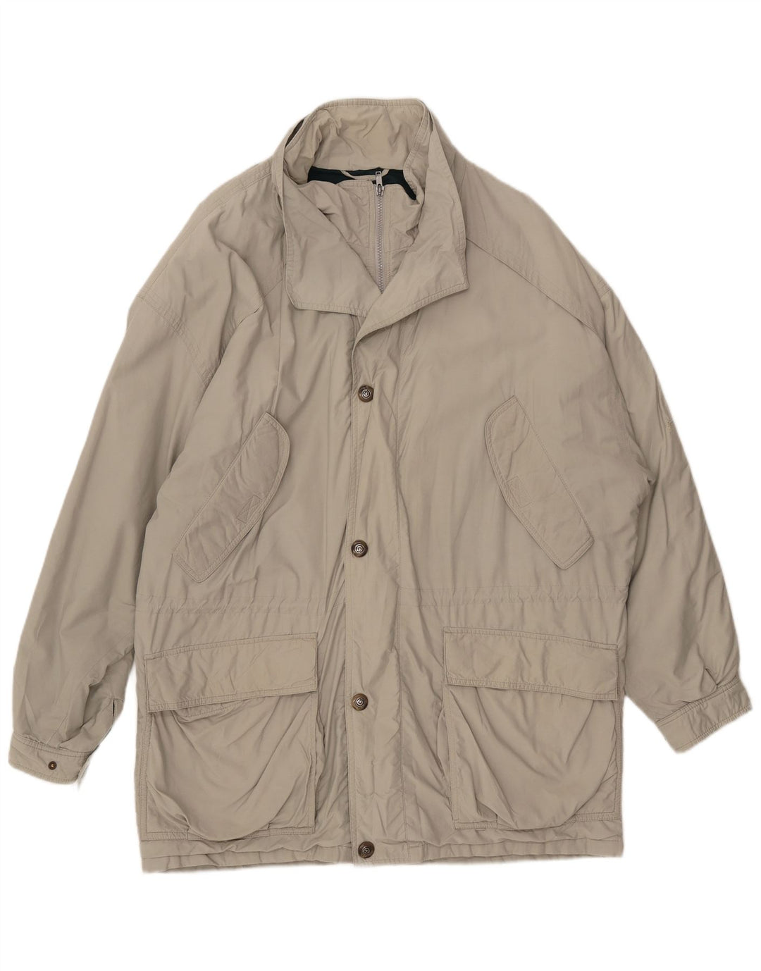 BUGATTI Herren Gore-Tex Windjacke IT 50 Large Grau Baumwolle