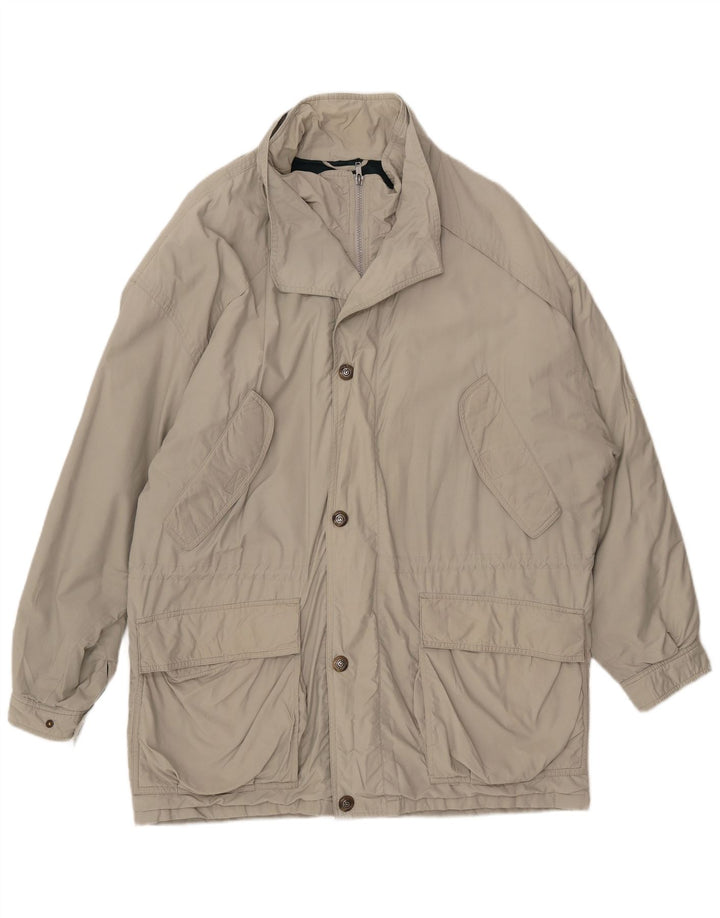 BUGATTI Herren Gore-Tex Windjacke IT 50 Large Grau Baumwolle