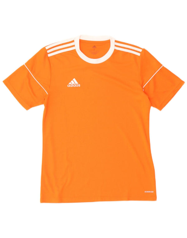 Adidas Herren Aeroready T-Shirt Top Small Orange Polyester