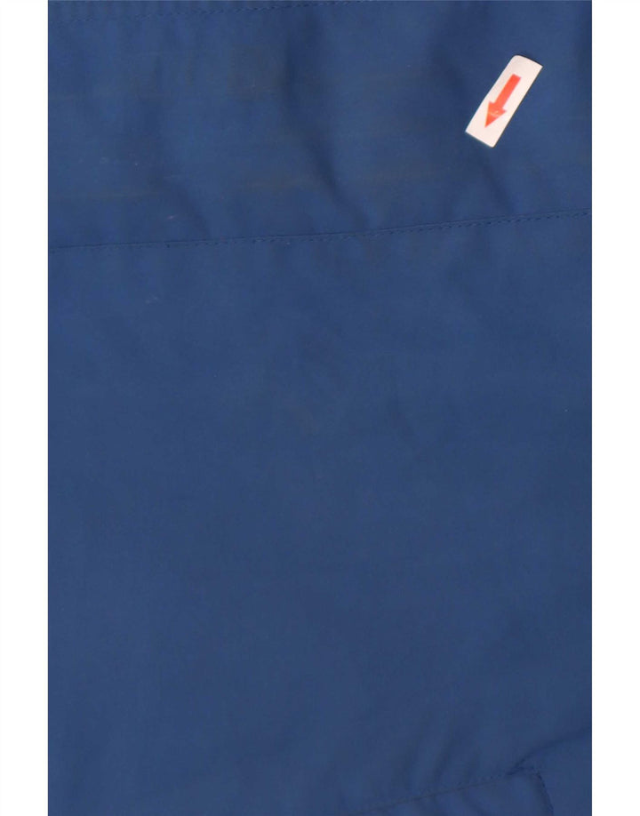 Mountain Essentials Herren-Regenjacke mit Kapuze, UK 46 3XL, blaues Nylon