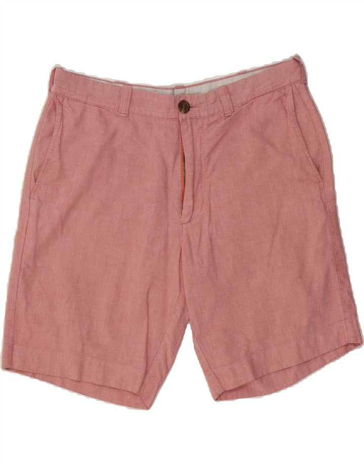 J. CREW Mens Chino Shorts W33 Medium Pink Cotton Vintage J. Crew and Second-Hand J. Crew from Messina Hembry 