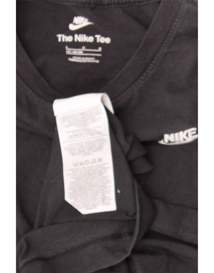 Nike T-Shirt für Jungen, 12–13 Jahre, Größe L, Schwarz, Baumwolle