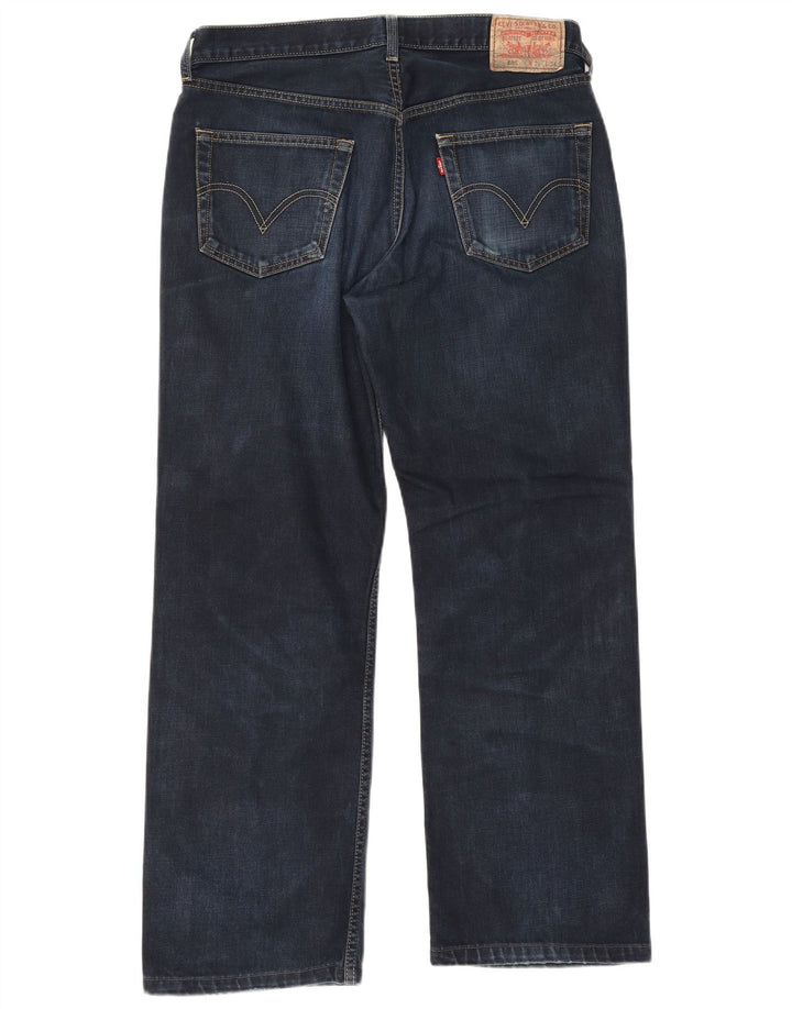 Levi's Herren 506 Straight Jeans W36 L29 Marineblau Baumwolle