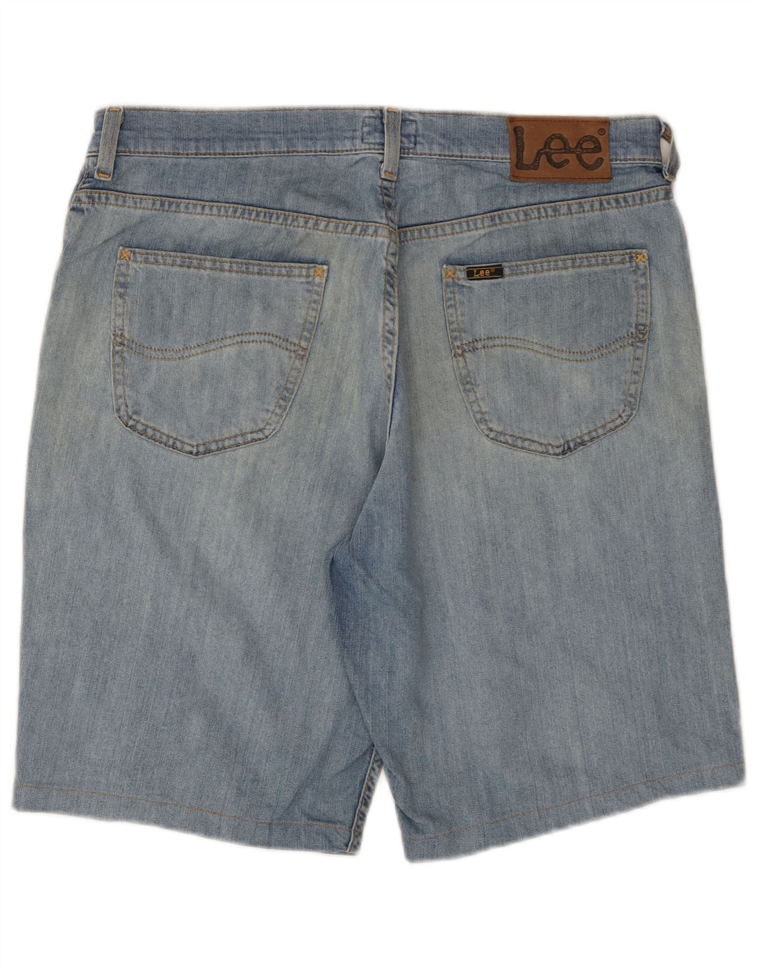 LEE Herren Brooklyn Denim Shorts W36 Große blaue Baumwolle