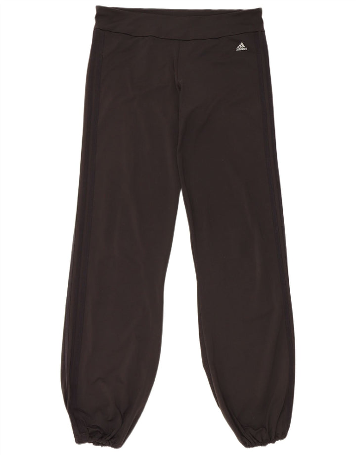 Adidas Damen Climalite Trainingshose Jogger UK 14 Medium Schwarz