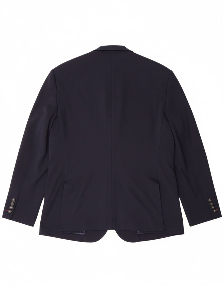US POLO ASSN Womens 2 Button Blazer Jacket UK 42 XL Navy Blue Classic