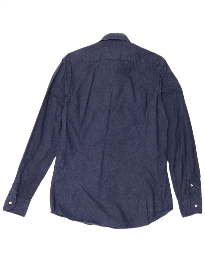 Massimo Dutti Herrenhemd Small Marineblau