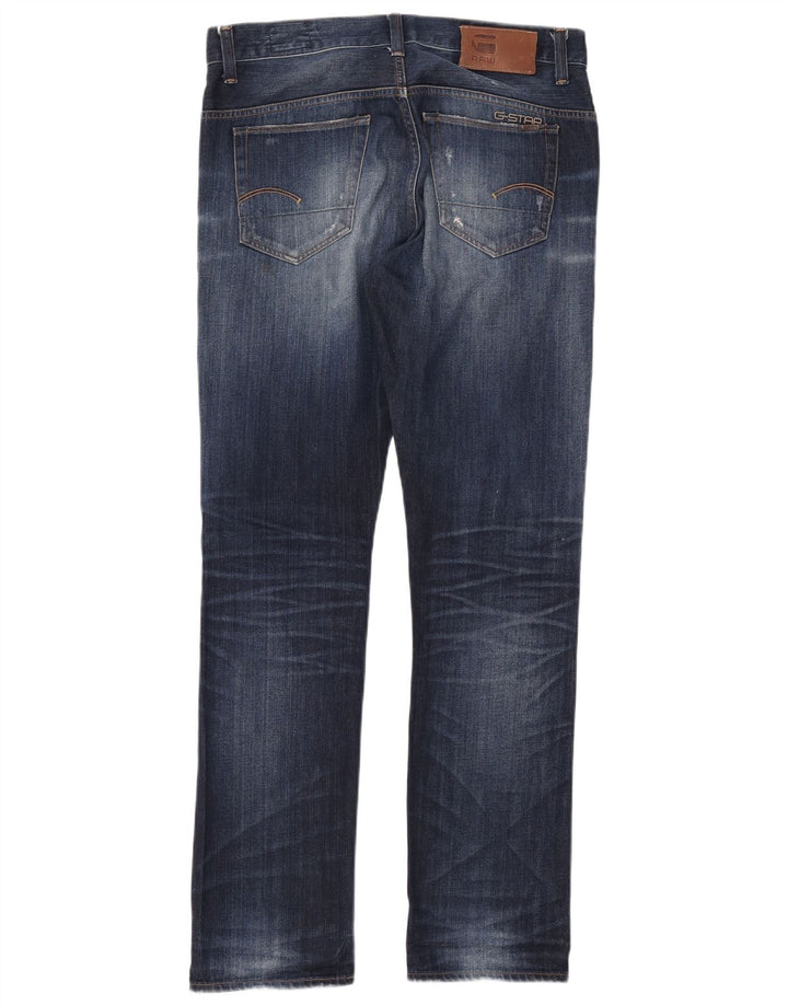 G-Star Herren Slim Jeans W34 L34 Blaue Baumwolle