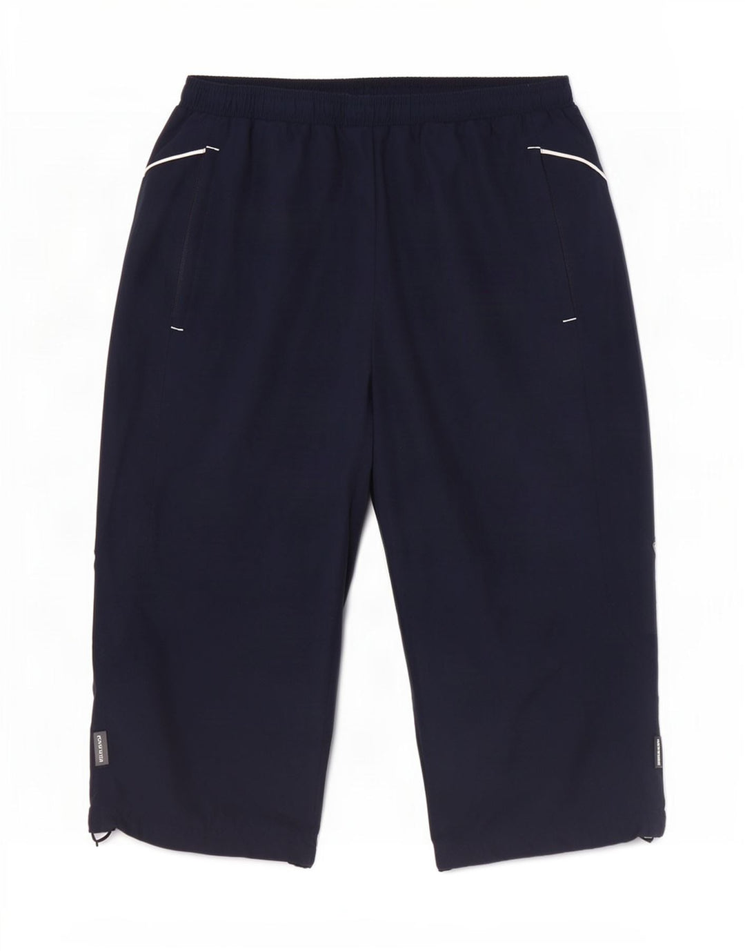 Reebok Herren Capri-Trainingshose, Größe S, Marineblau, Polyester