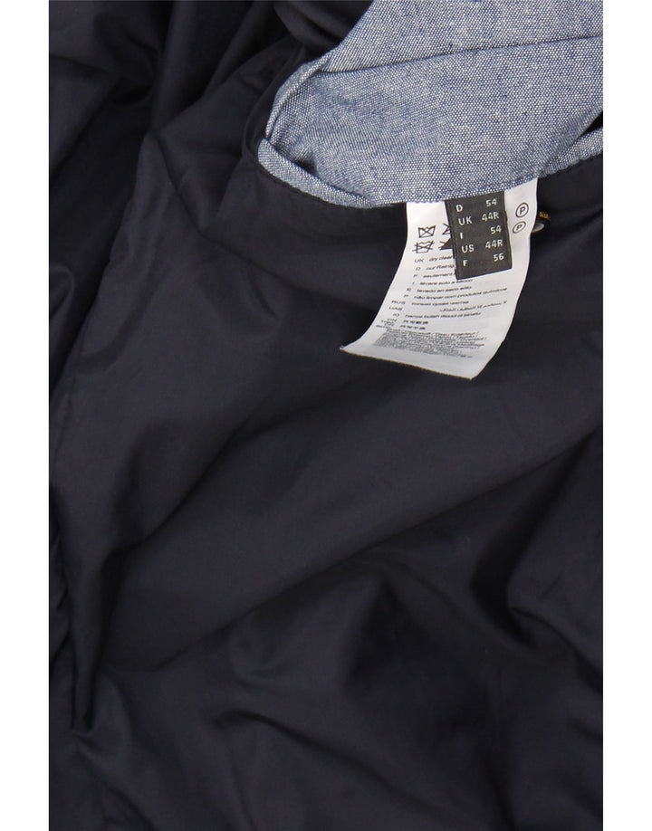 ESPRIT Mens Bomber Jacket UK 44 2XL Navy Blue Wool Vintage Esprit and Second-Hand Esprit from Messina Hembry 