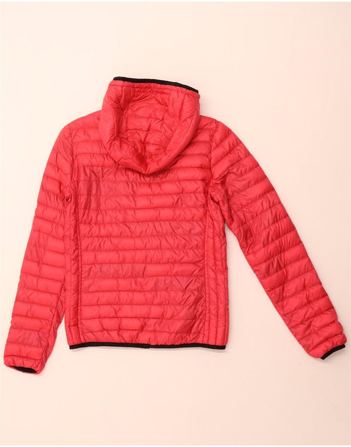 SUPERDRY Wattierte Damenjacke mit Kapuze, UK 10, Größe S, Rosa