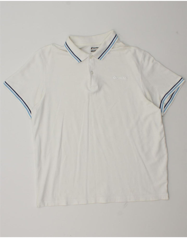 Lotto Herren Poloshirt 2XL Weiß