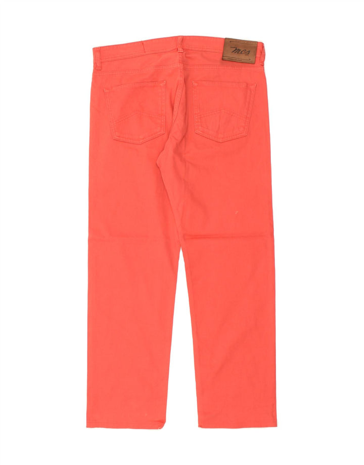 MARLBORO CLASSICS Mens Straight Casual Trousers W33 L29  Red | Vintage Marlboro Classics | Thrift | Second-Hand Marlboro Classics | Used Clothing | Messina Hembry 