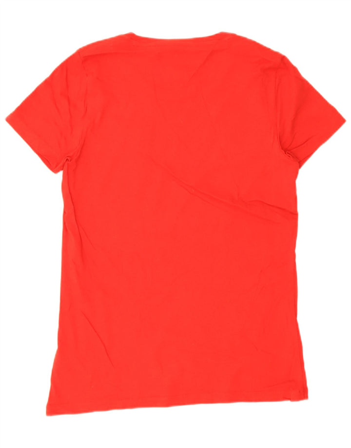 Tommy Hilfiger Herren T-Shirt Top Große rote Baumwolle