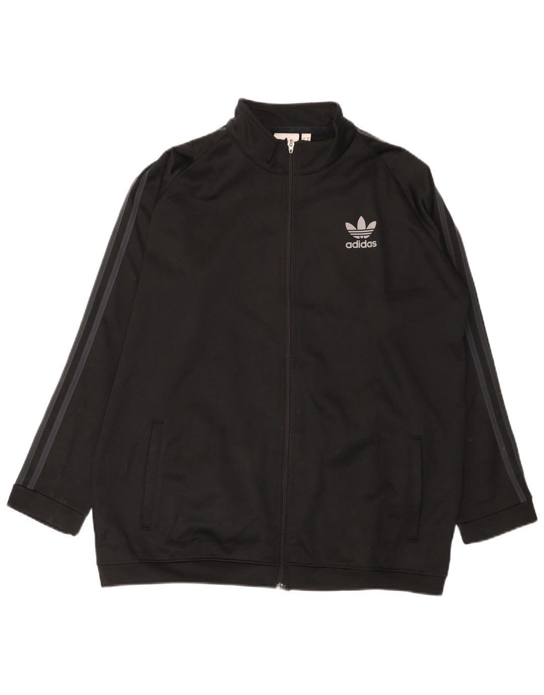 Adidas Herren Trainingsanzug Top Jacke XL Schwarz Polyester