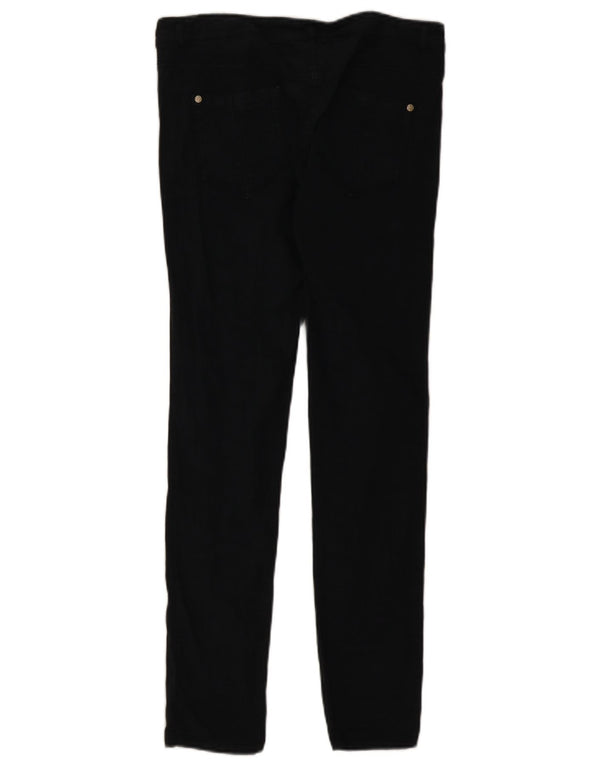 Marella Skinny Chino-Hose für Damen, UK 14, Größe L W32 L32, schwarze Baumwolle