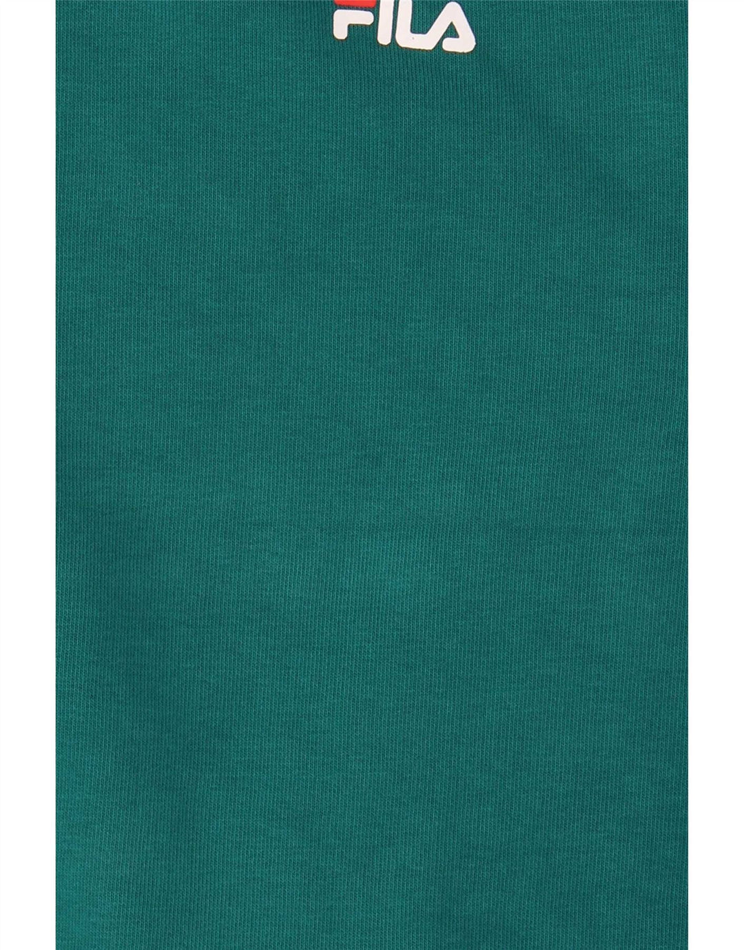 Fila Herren Grafik-Sweatshirt-Pullover aus mittelgrüner Colourblock-Baumwolle
