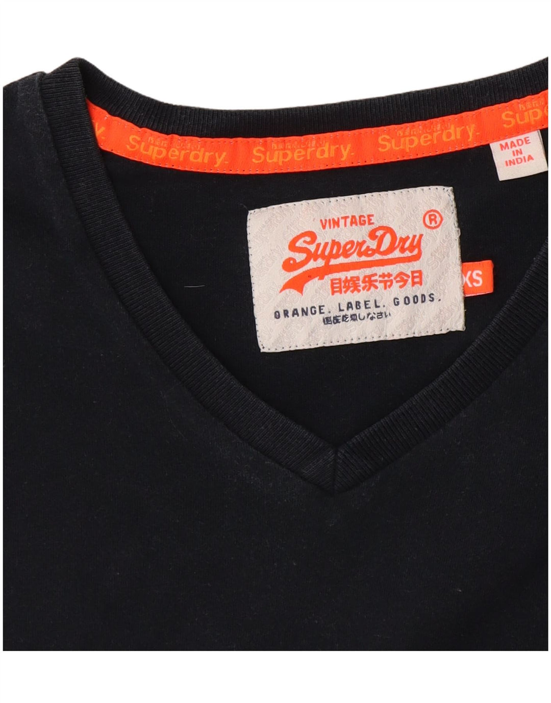 Superdry Herren T-Shirt Top XS Marineblau