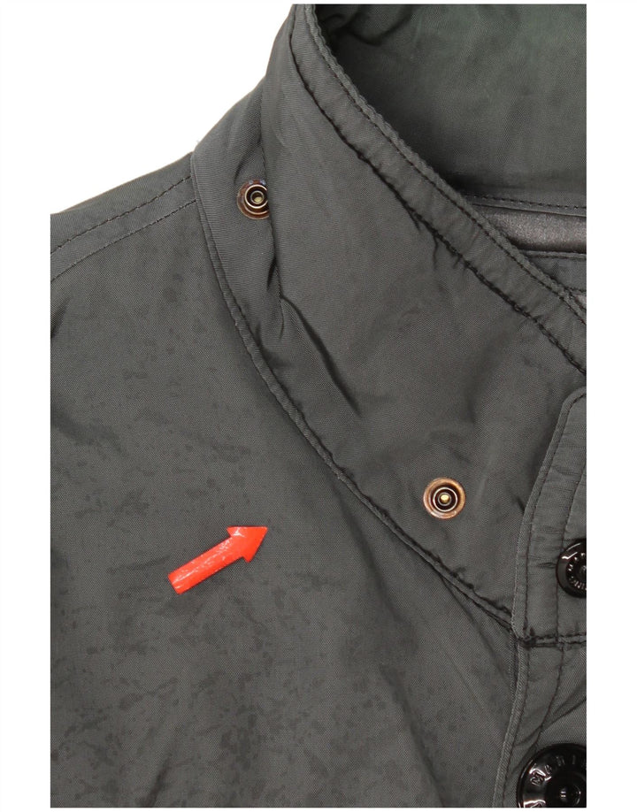 Marina Yachting Herren Wattierte Jacke IT 56 3XL Graues Nylon